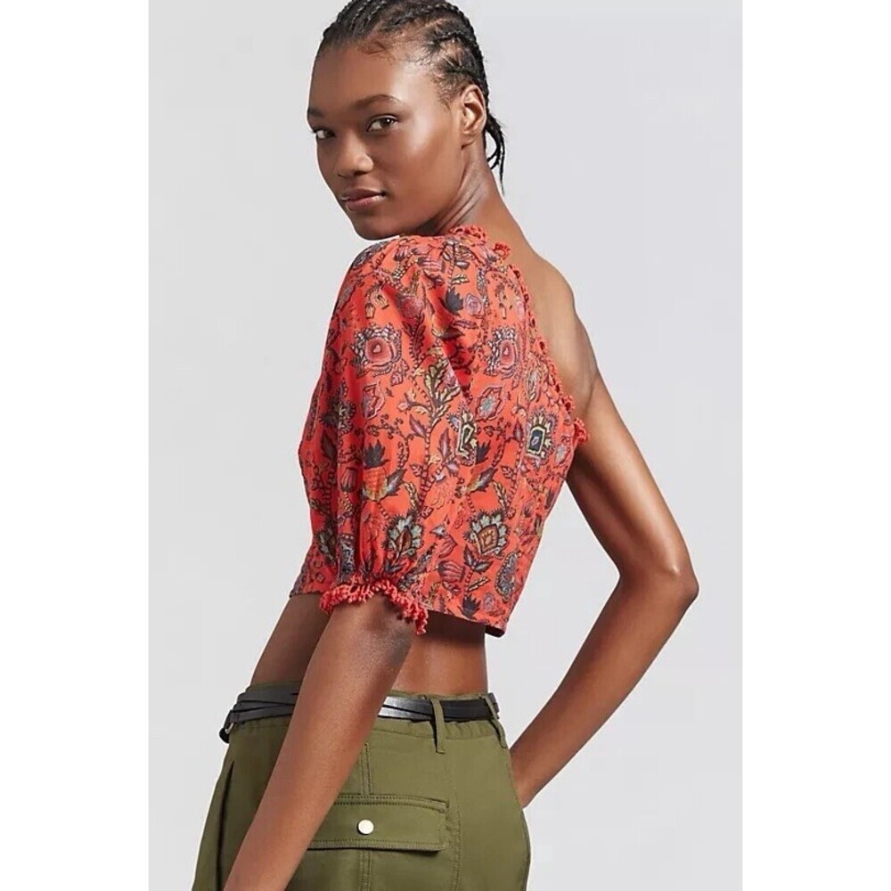 FARM Rio One-Shoulder Crop Top (107) - Picture 3 of 8